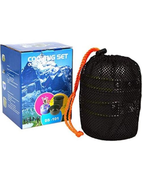 Juego de ollas y sartenes para camping JIAOLUOLI 1-2 personas