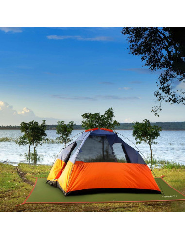 Huella de Tienda Impermeable Frelaxy 33x80 cm Verde Militar