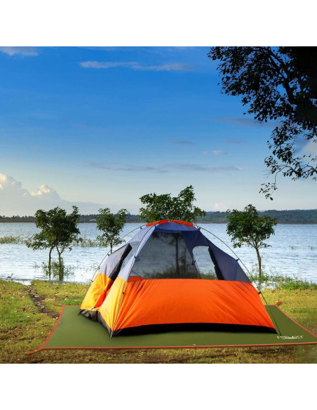 Huella de Tienda Impermeable Frelaxy 33x80 cm Verde Militar