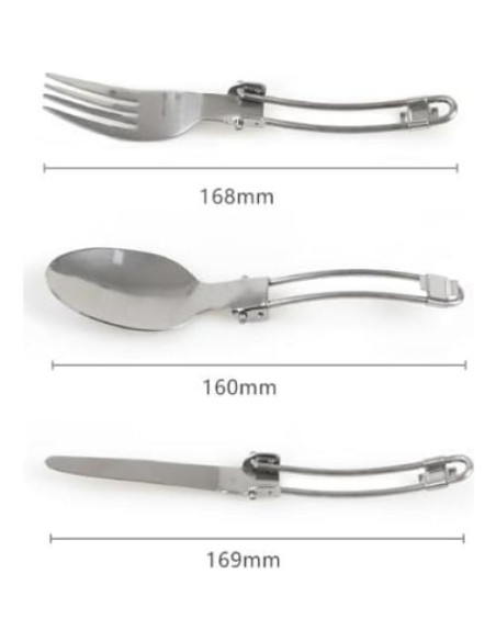 Juego de ollas y sartenes para camping JIAOLUOLI 1-2 personas