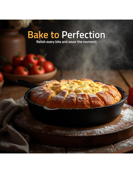 Juego de Sartenes de Hierro Fundido Utopia Kitchen 3 Pzas 20-25 cm