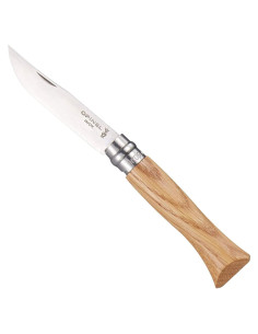 Cuchillo Plegable Opinel No.06 Acero Inoxidable Roble