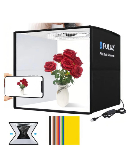 Caja de Luz de Estudio Fotográfico JXGZCAN 25.4cm LED 96 luces