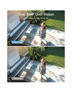 Cámaras de Seguridad Solares AOSU 3K/5MP Kit de 2 2