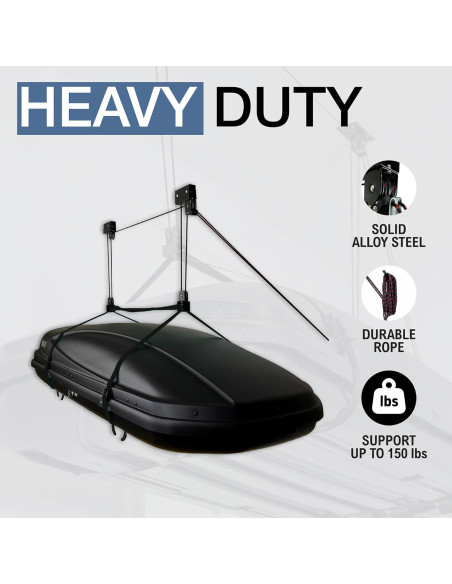 Elevador de Techo StoreYourBoard HOIST para Cajas de Carga 68 kg