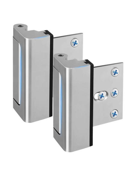 Cerradura de Seguridad KOVOSCH Refuerzo 2 Paquete Plata