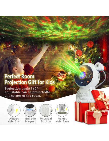 Proyector Galáctico Astronauta Aspiremit 12V Luz Nocturna