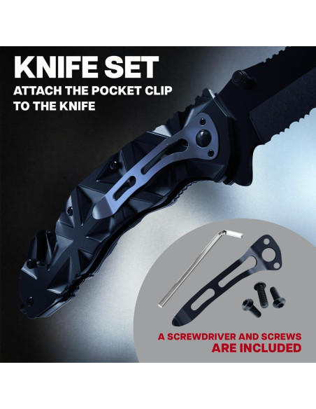 Cuchillo de Bolsillo BUEN TRABAJADOR HB 207 - Hoja Serrada 8.9 cm