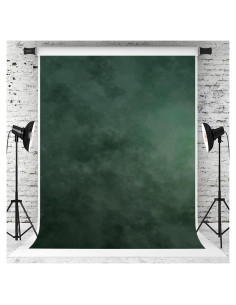 Fondo de Retrato Microfibra Kate 150x220 cm Verde Oscuro