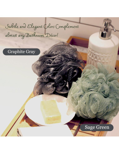 Esponja de Lufa Grande MyHomeBody 70g Exfoliante Ducha 3 Piezas