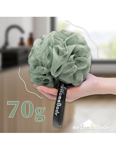 Esponja de Lufa Grande MyHomeBody 70g Exfoliante Ducha 3 Piezas