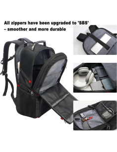 Mochila Escolar VESERI 17.3" con Compartimento para Zapatos 2