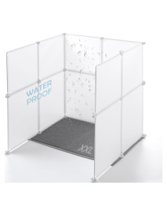 Caja de Arena para Gatos MEEXPAWS XXL 70,9x70,9x80,01 cm