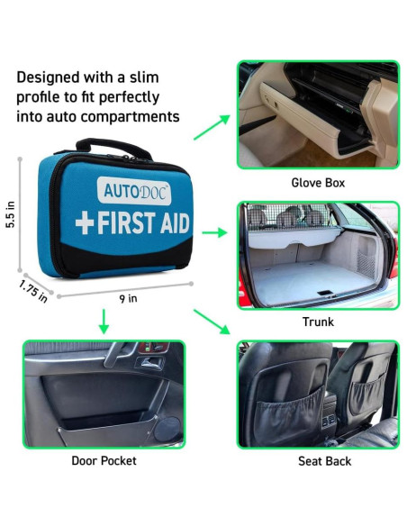 Kit de Primeros Auxilios BrightCare 100 Piezas para Vehículos