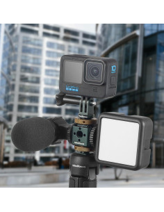 Adaptador de zapata fría MINIFOCUS S5211 para GoPro y cámaras 2