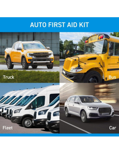 Kit de Primeros Auxilios BrightCare 100 Piezas para Vehículos