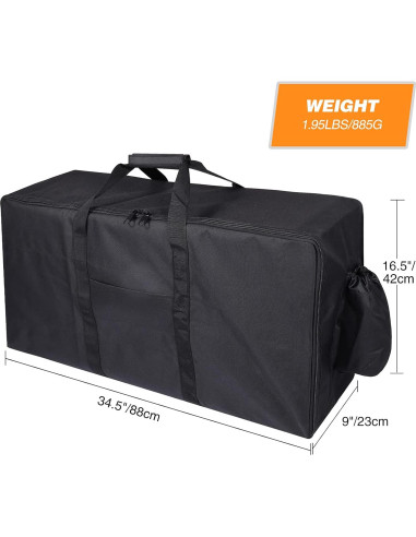 Bolsa de Transporte REDCAMP para Estufa Doble Quemador 88x42x23cm