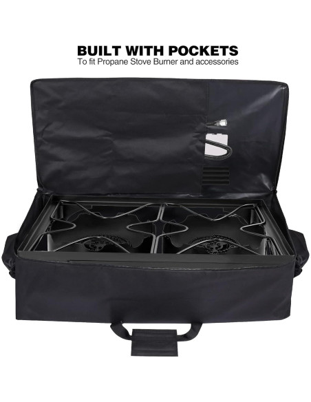 Bolsa de Transporte REDCAMP para Estufa Doble Quemador 88x42x23cm