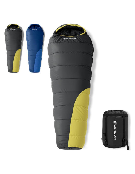 Saco de Dormir TXZ Outdoor Negro 1.6kg para Clima Frío