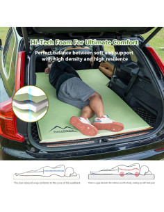 Colchón Autoinflable M KARMATER para SUV 185x132 cm Espuma Memoria 2