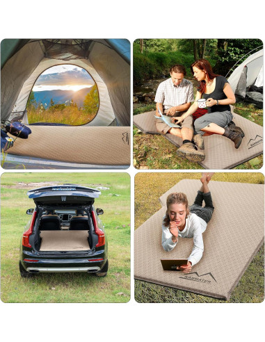 Colchón Autoinflable M KARMATER para SUV 185x132 cm Espuma Memoria