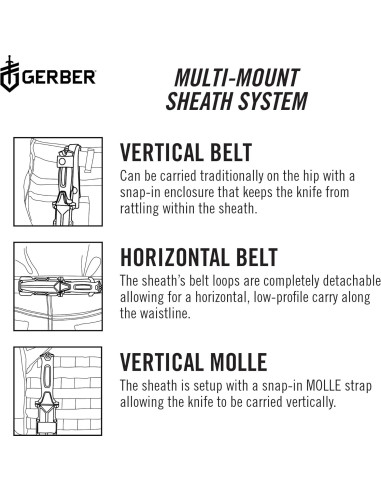 Cuchillo Gerber Gear StrongArm 12.2 cm Bisel Liso Marrón Coyote