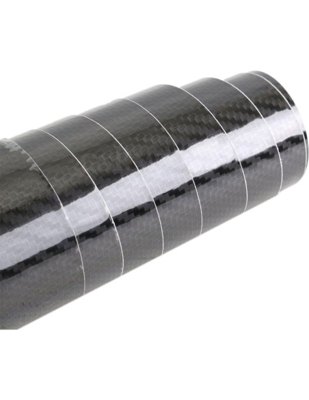 Vinilo de Fibra de Carbono LZLRUN 5D 0.30m x 1.52m para Autos