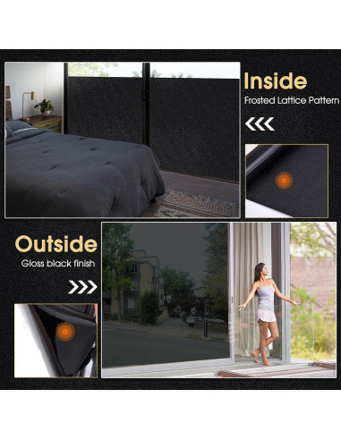 Película de Privacidad Coavas Blackout 100% Oscurecedora 30x199.5cm