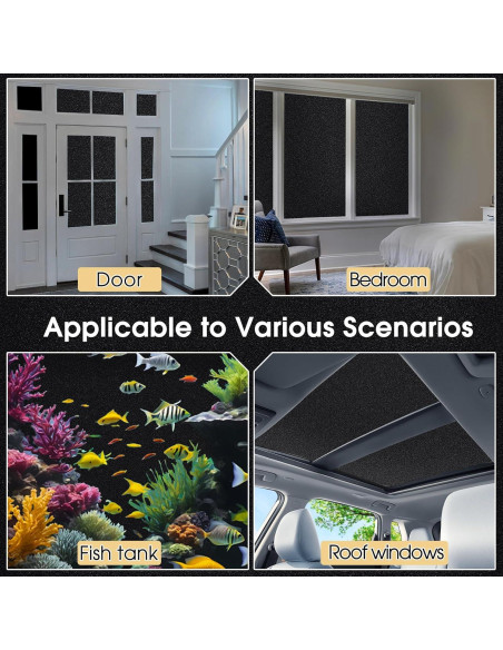 Película de Privacidad Coavas Blackout 100% Oscurecedora 30x199.5cm