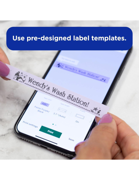 Fabricador de Etiquetas Brother P-Touch Cube Bluetooth Azul