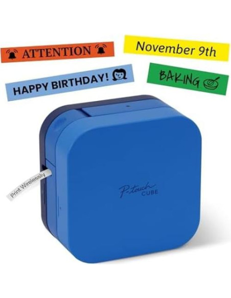 Fabricador de Etiquetas Brother P-Touch Cube Bluetooth Azul