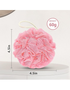 Esponja de Baño Lufa RNOAFMU 11.43 cm Exfoliante 4 Colores 2