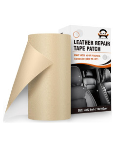 Cinta de Reparación de Cuero Autoadhesiva OAZ 10x160 cm Beige
