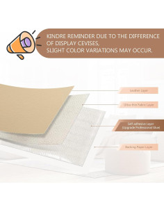 Cinta de Reparación de Cuero Autoadhesiva OAZ 10x160 cm Beige 2