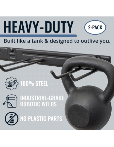 Organizador de Herramientas de Garaje StoreYourBoard 2 Paquete Negro