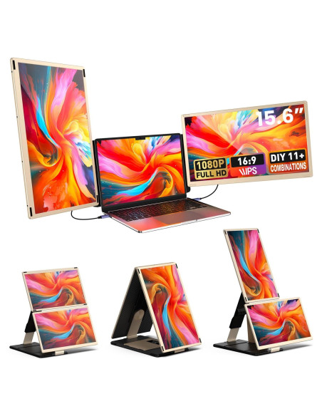 Extensor de Pantalla de Laptop 15.6" VargaoliDeal FHD 1080P