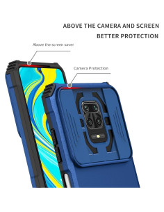 Funda Protectora Tothedu para Xiaomi Redmi Note 9 Pro Azul 2