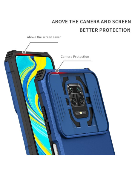 Funda Protectora Tothedu para Xiaomi Redmi Note 9 Pro Azul Funda Protectora Tothedu para Xiaomi Redmi Note 9 Pro Azul