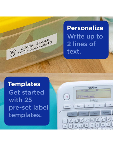 Etiquetadora Brother P-Touch PT-D220 para Hogar y Oficina 12mm