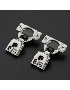 Bisagras de Cierre Suave Ravinte 1" Niquel Satinado 2 Pzas 2