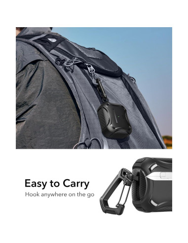 Funda ESR para AirPods 4ta Generación 2024, Protección MagSafe, Negro