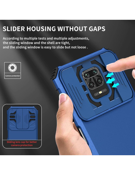 Funda Protectora Tothedu para Xiaomi Redmi Note 9 Pro Azul Funda Protectora Tothedu para Xiaomi Redmi Note 9 Pro Azul