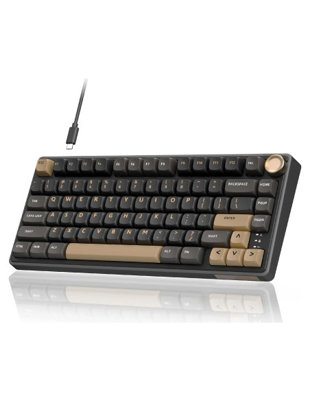 Teclado Mecánico Gaming RK Royal Kludge R75 Negro 75% Teclado Mecánico Gaming RK Royal Kludge R75 Negro 75%