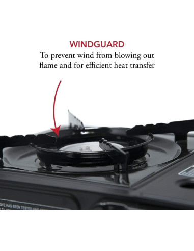 Estufa Portátil de Butano Gas One GS-1000G 7650 BTU