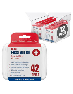 Kit de Primeros Auxilios DecorRack 500 Piezas 12 Cajas