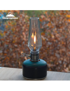 Linterna de Gas para Camping CAMPINGMOON T-1 con Caja de Madera 2
