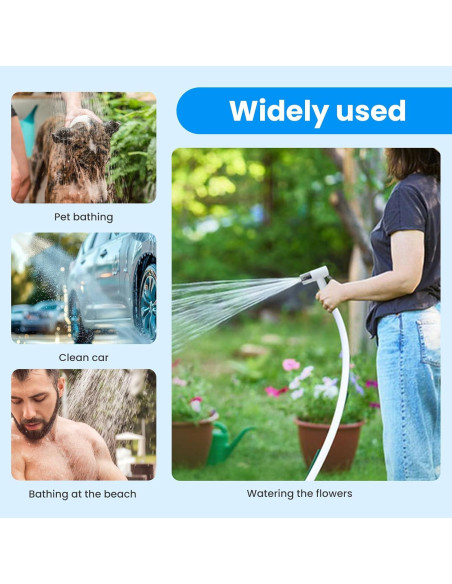 Ducha Portátil Eléctrica Ann Katy para Camping y Viajes