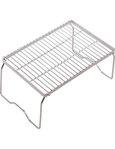 Parrilla de Campamento Plegable REDCAMP 34.5x22.9 cm Acero Inoxidable