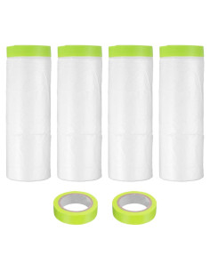 Película de Enmascarar Pre-Cinta uxcell 1.5m x 20m Verde