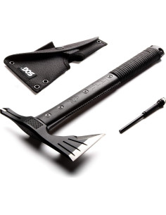 Hacha Táctica SOG SK1001-CP y Sierra Plegable F10N-CP 2